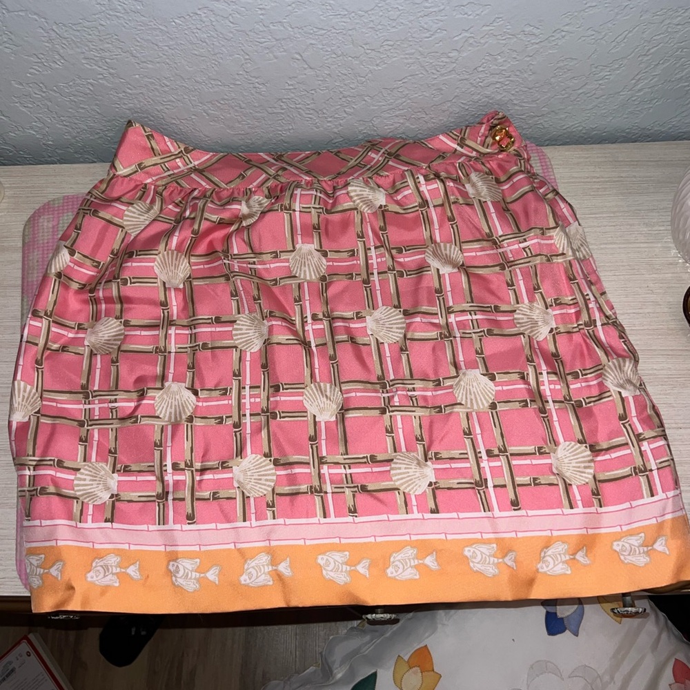 Vineyard Vines silk mini skirt